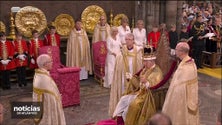 Imagem de Rei Carlos III, de Inglaterra, coroado em Londres (vídeo)