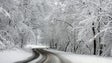 Imagem de Queda de neve acima dos 800 metros coloca cinco distritos sob aviso amarelo