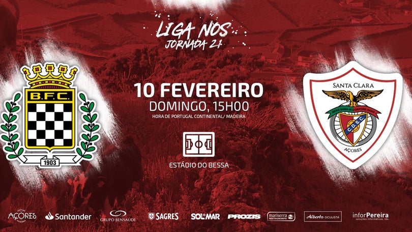 Imagem de Novo avançado do Santa Clara pronto para jogar frente ao Boavista