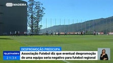 Imagem de Associação de Futebol da Madeira preocupada com a eventual despromoção do Nacional