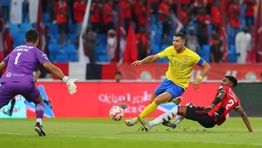 Imagem de Cristiano Ronaldo marca na vitória do Al-Nassr