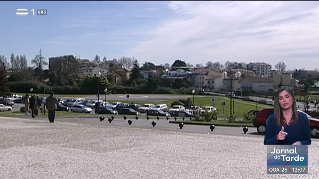 Imagem de Heliporto parado no Hospital Pedro Hispano