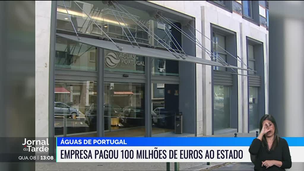 Águas de Portugal pagou 100 milhões de euros ao Estado
