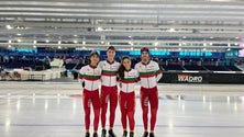 Imagem de Patinagem com três recordes nacionais absolutos e dois de juniores