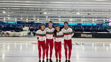 Patinagem com três recordes nacionais absolutos e dois de juniores