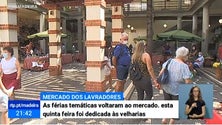 Imagem de Feiras temáticas voltaram ao Mercado dos Lavradores (Vídeo)