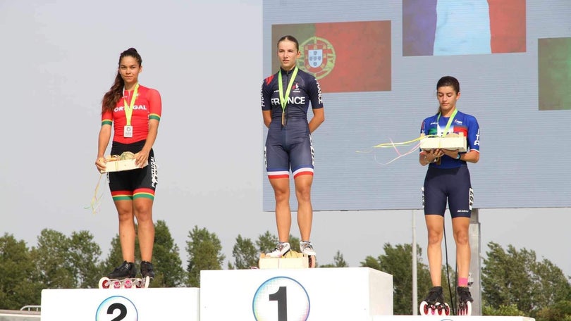 Jéssica Rodrigues conquistou uma medalha de bronze na prova de 10km pontos na vertente de estrada