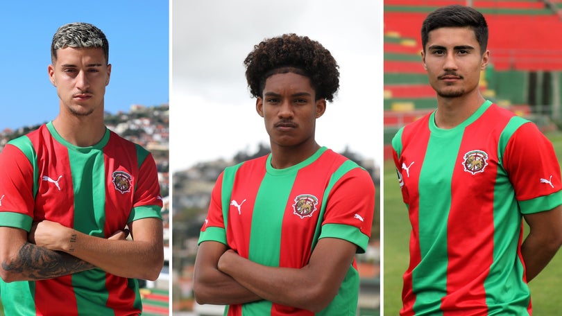 Imagem de Marítimo apresenta três reforços para as equipas profissionais de formação