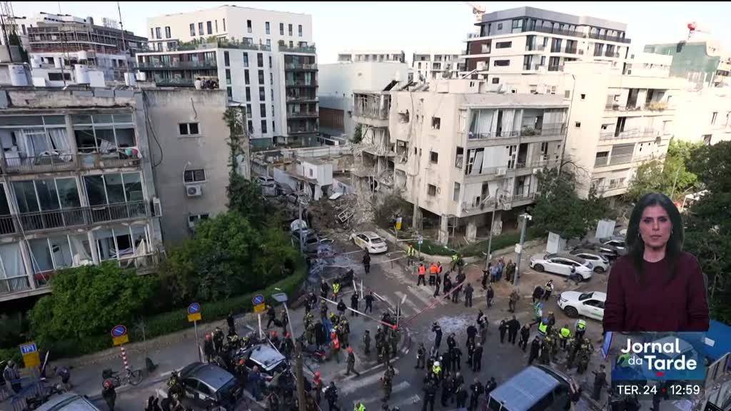 RTP testemunhou ataque. Mísseis iranianos fizeram seis feridos em Israel