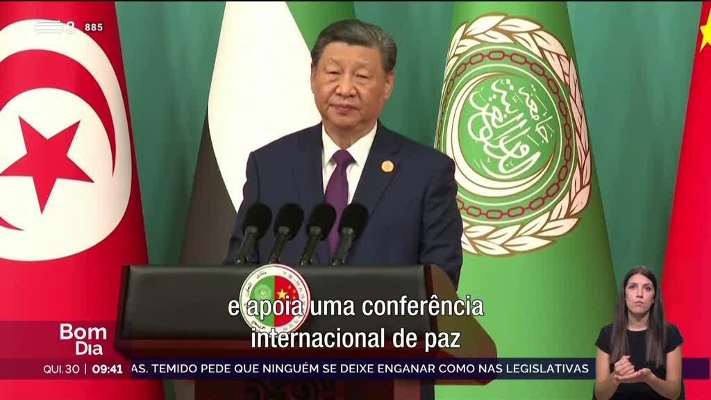 Xi Jinping quer cimeira da paz para resolver conflito em Gaza