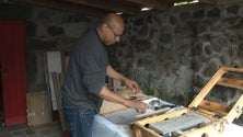 Artista António Regis da Silva com residência artística no Faial