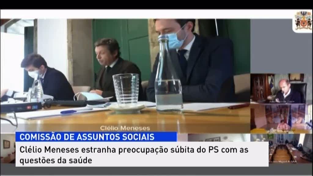 Clélio Meneses estranha preocupação do PS com a saúde (Vídeo)