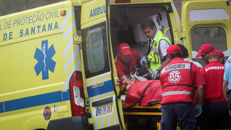 Três das 11 vítimas da derrocada no Caldeirão Verde já tiveram alta hospitalar
