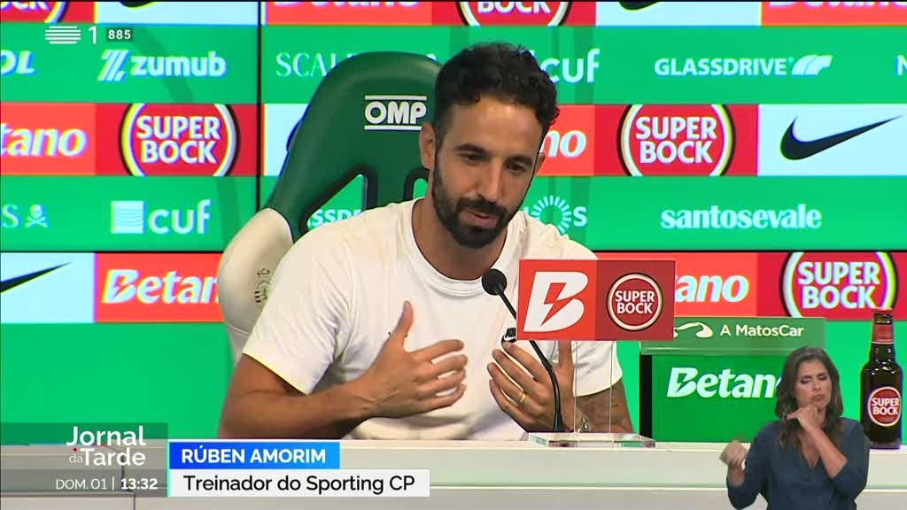 Rúben Amorim: "Sinto que já estamos ao nível dos outros"