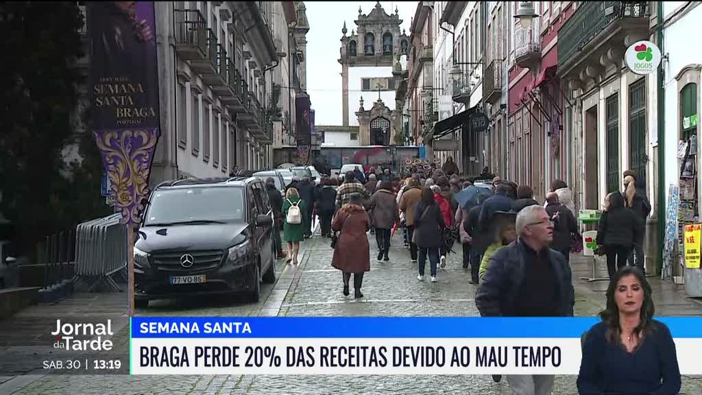 Prevê-se quebra de 20% no retorno económico da Semana Santa em Braga