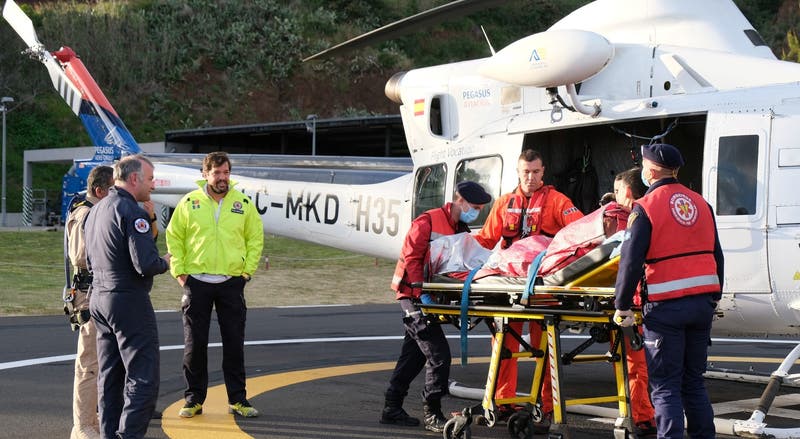 Turista resgatado por helicóptero no Pico Ruivo