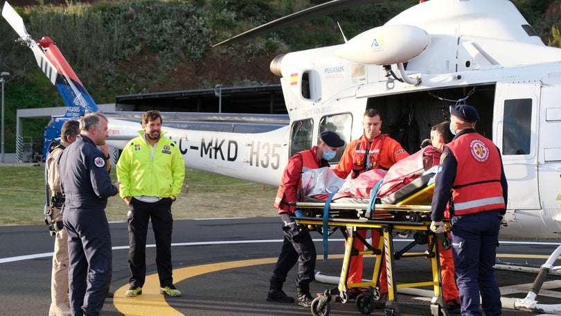 Imagem de Turista resgatado por helicóptero no Pico Ruivo