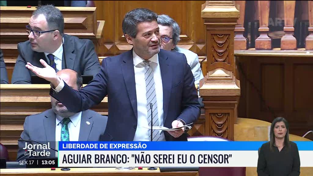 Aguiar Branco: "Não serei eu o censor"