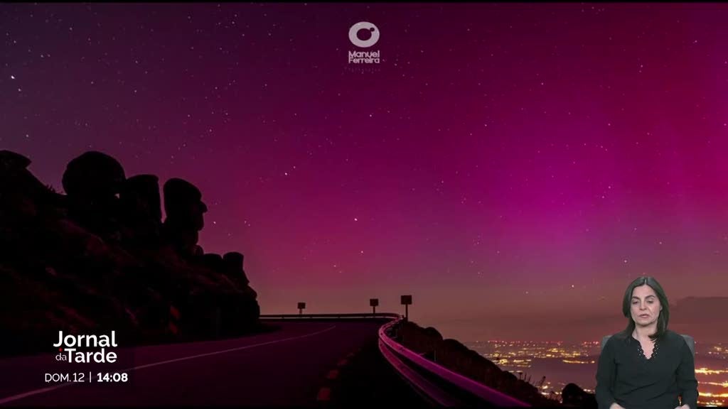 Centenas de pessoas subiram à Torre da Serra da Estrela para ver auroras boreais