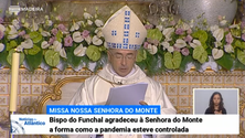 Imagem de Bispo do Funchal agradeceu à Senhora do Monte a forma como a pandemia esteve controlada na Madeira (Vídeo)