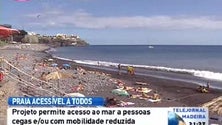 Imagem de Funchal tem a primeira praia para cegos em Portugal