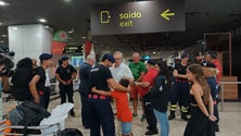 Imagem de Bombeiros em missão no Canadá recebidos por Pedro Ramos (vídeo)