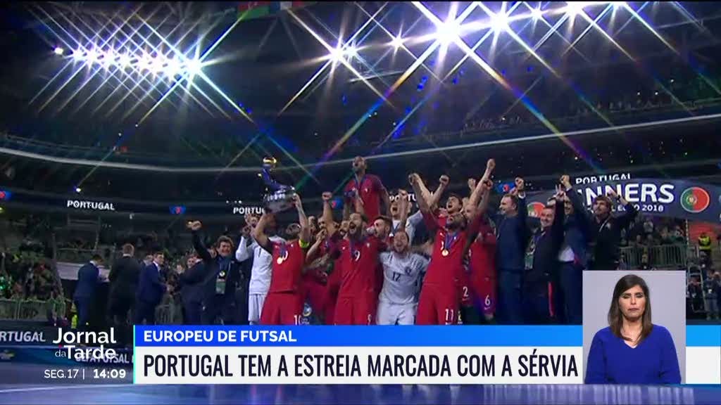 Futsal. Portugal tem estreia marcada contra a Sérvia