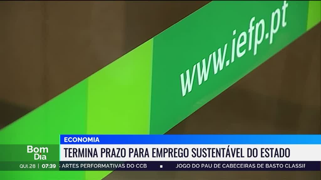 Termina hoje prazo de candidatura para emprego sustentável do Estado