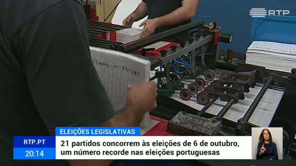 Pr�ximas legislativas v�o ter n�mero recorde de candidaturas