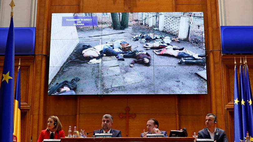 Imagem de Zelensky acusa Rússia «colonialismo»
