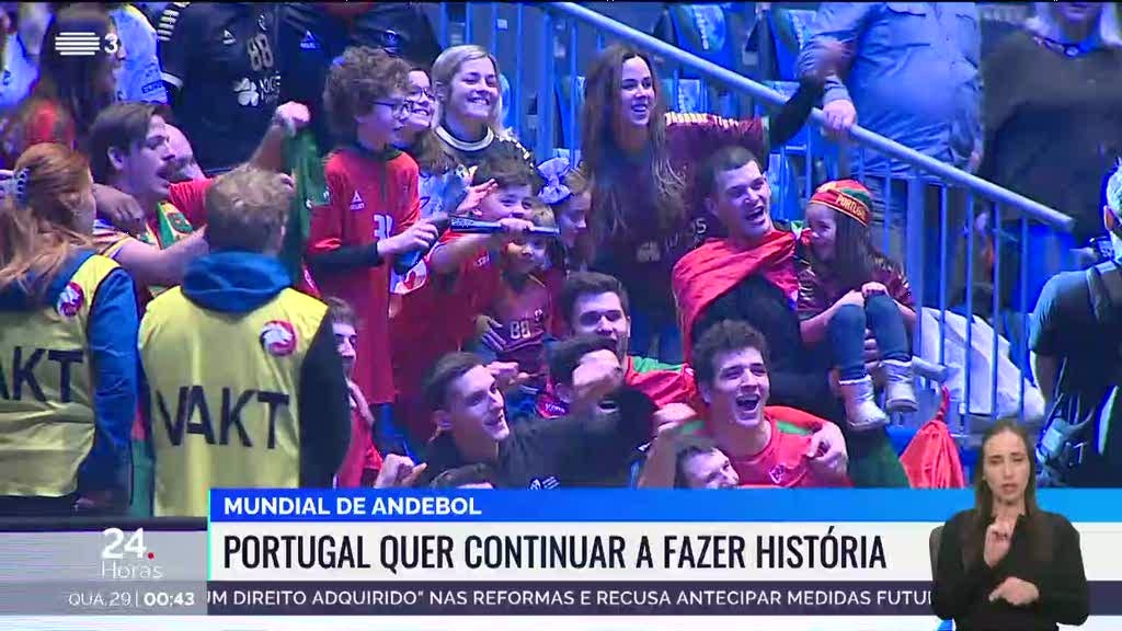 Mundial de Andebol: Portugal x Alemanha em Direto na RTP2 - 19h30