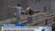 Promenade da Praia Formosa encontra-se fortemente danificada ( video)
