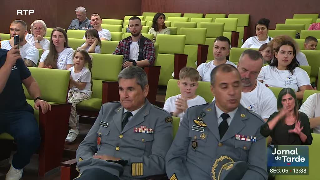 Militares ucranianos em Portugal para reabilitação física e psicológica