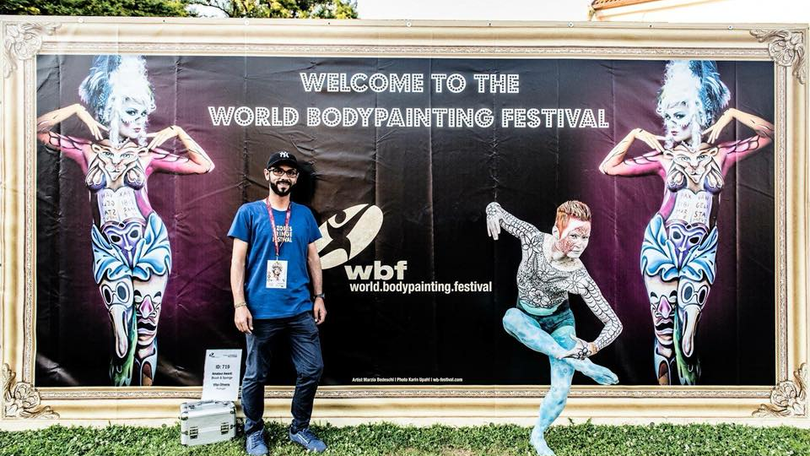 Imagem de -Artistas açorianos representam Portugal no World Bodypainting Festival – Terry Costa