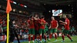 Intervalo: Portugal sai em vantagem por 2-0
