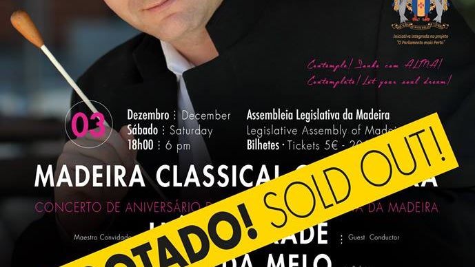 Imagem de Concerto de Aniversário da Assembleia da Madeira esgotado