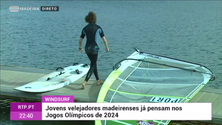 Imagem de Há atletas madeirenses a preparar já a qualificação para os jogos olímpicos de 2024, é o caso dos velejadores Tiago Abreu e André Pereira