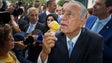 Imagem de Marcelo Rebelo de Sousa no Porto Santo em novembro