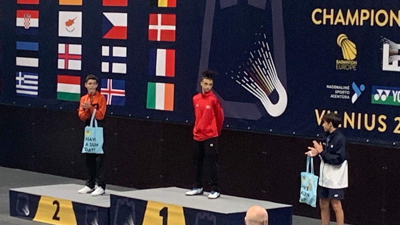 Imagem de Tiago Berenguer vice-campeão da Europa de Sub-17