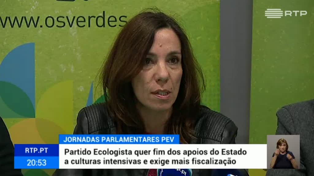 PEV quer fim de apoios p�blicos a culturas intensivas