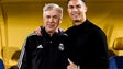 Imagem de Cristiano Ronaldo presente no treino do Real Madrid na Arábia Saudita