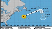 Imagem de Ciclone pós-tropical Paulette deverá atingir a região no fim de semana (Vídeo)