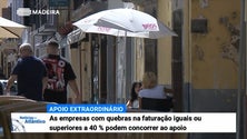 Imagem de Empresas com quebra de faturação igual ou superior a 40% podem concorrer a apoio extraordinário (Vídeo)