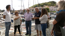 Imagem de Bloco de Esquerda visita porto da Horta (Vídeo)
