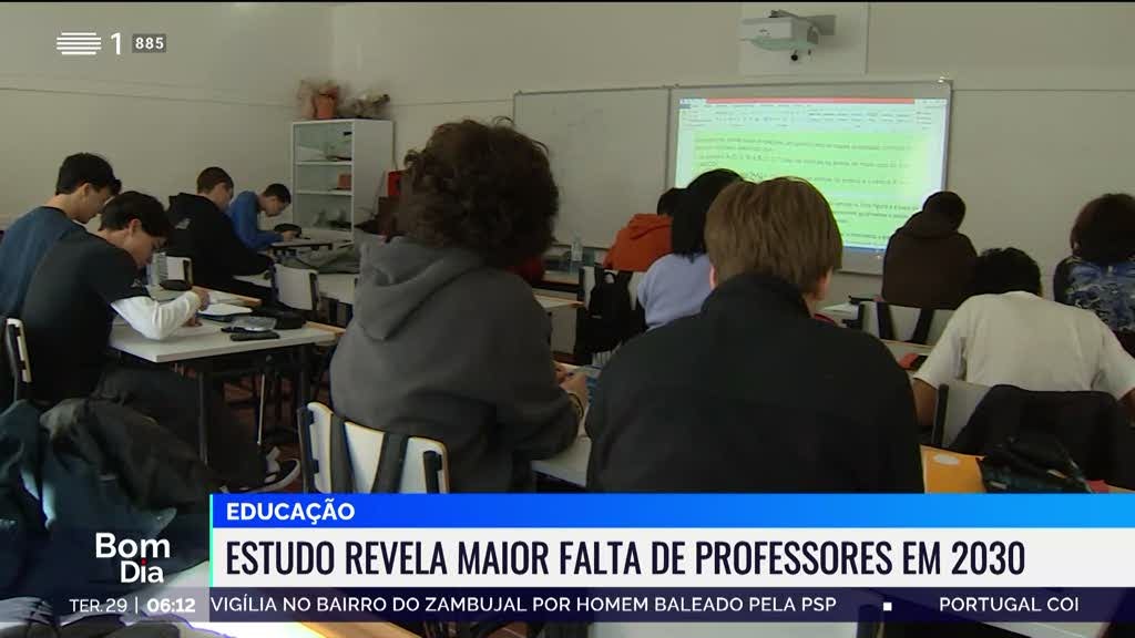 Estudo alerta que em 2030 haverá falta de professores a quase todas as disciplinas