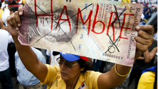 Venezuelanos voltaram às ruas de Caracas