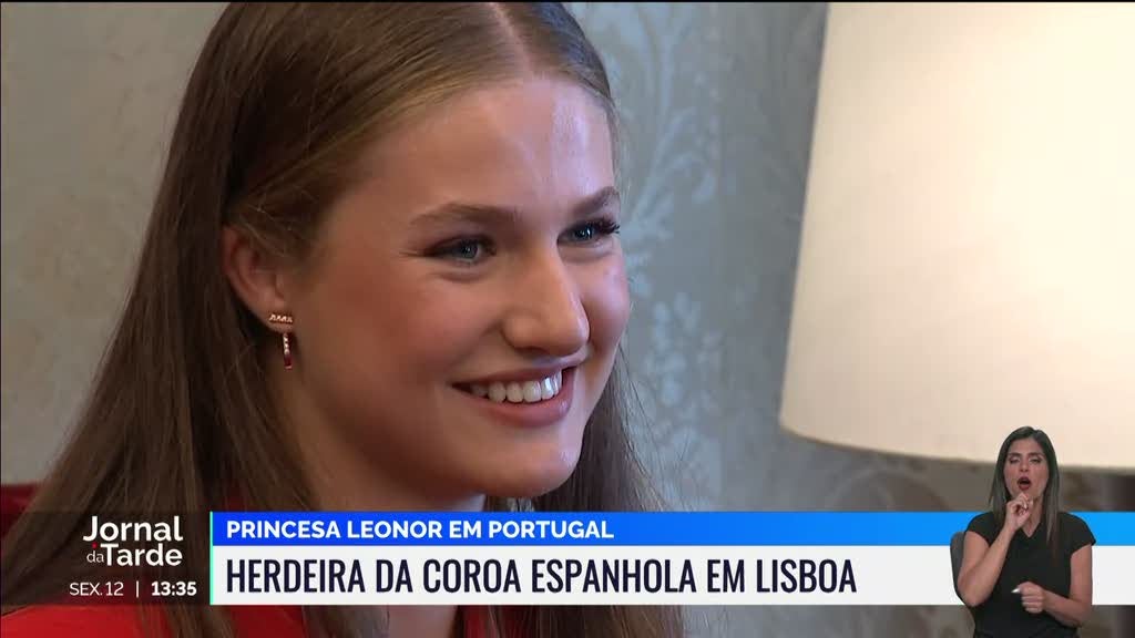 Herdeira da coroa espanhola. Princesa Leonor está em Portugal