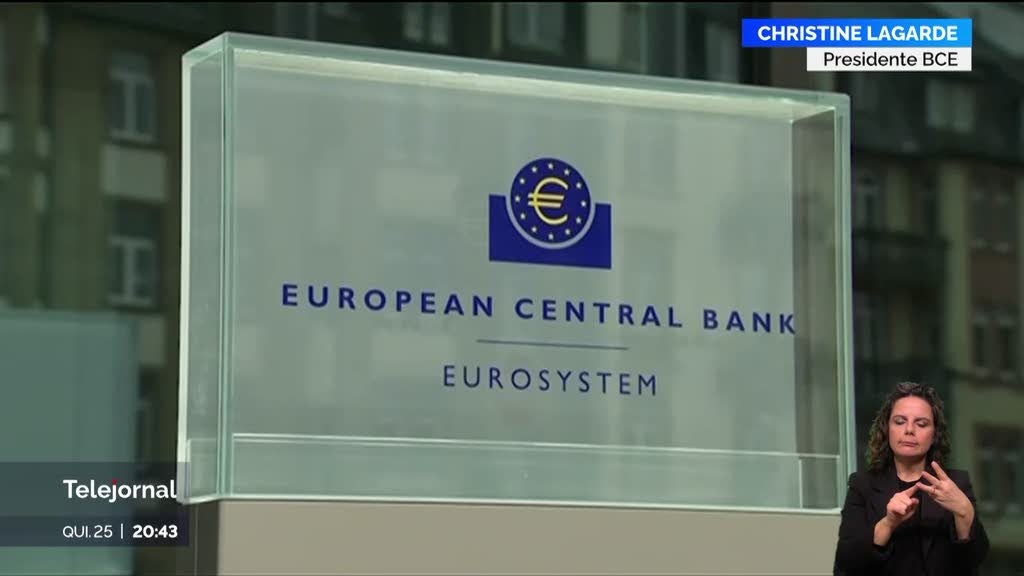 Banco Central Europeu mantém taxa de juro de referência em 4,5%