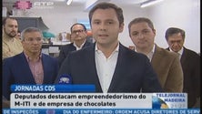 Deputados do CDS destacam empreendedorismo do M-ITI  e de empresa de chocolates (Vídeo)