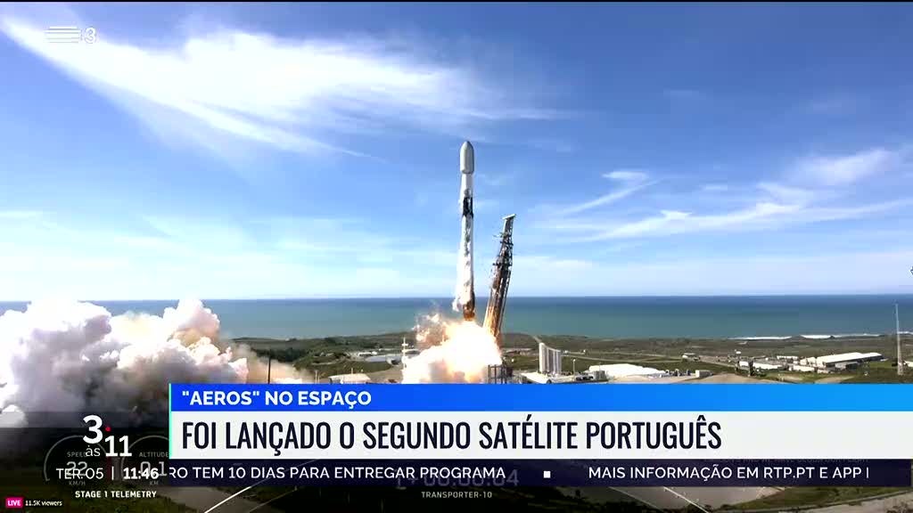 Aeros. Lançado satélite 100% português que vai estudar os Oceanos